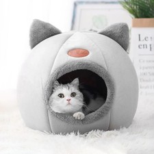 Dog Cat Bed Hooded Kitten Pet