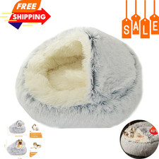 Dog Cat Bed Hooded Kitten Pet