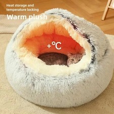 Dog Cat Bed Hooded Kitten Pet