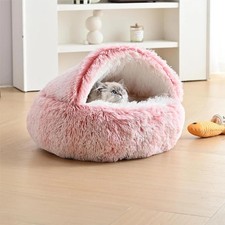 Dog Cat Bed Hooded Kitten Pet