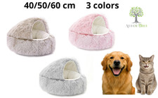 Pet Dog Cat Bed Hooded Kitten