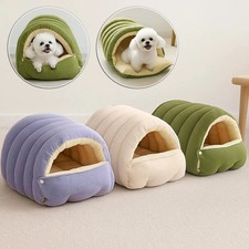 Dog Cat Bed Hooded Kitten Pet