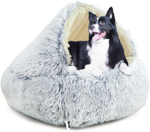 Yage dog bed 80cm hood - dog, with
