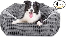 JOEJOY Rectangle Dog Bed Warm