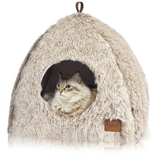 CATISM Dog Cat Bed Hooded