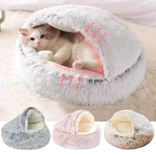 Dog cat bed hooded kitten - dog,